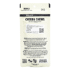 Cheeba-Chews-Delta-9-Chocolate-Taffy-Indica-100-mg-Delta-9-THC-Total-bag-back.png Cheeba Chews Delta 9 Chocolate Taffy – Indica (100 mg Delta 9 THC Total)