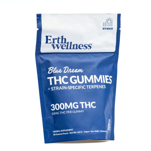Erth Wellness THC Live Resin Gummies – Blue Dream
