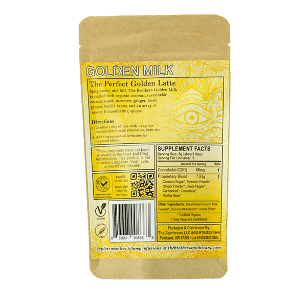 Golden-Milk-Back.png The Brothers Apothecary Golden Milk Hemp CBD Tea