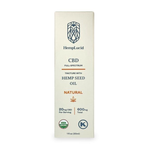 HempLucid Tincture Hemp Seed Oil (600 mg CBD)