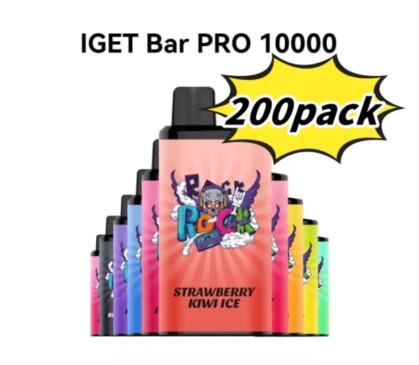 IGET-Bar-PRO-200pack.webp IGET Bar Pro 10000 Puffs-Wholesale – 200pack
