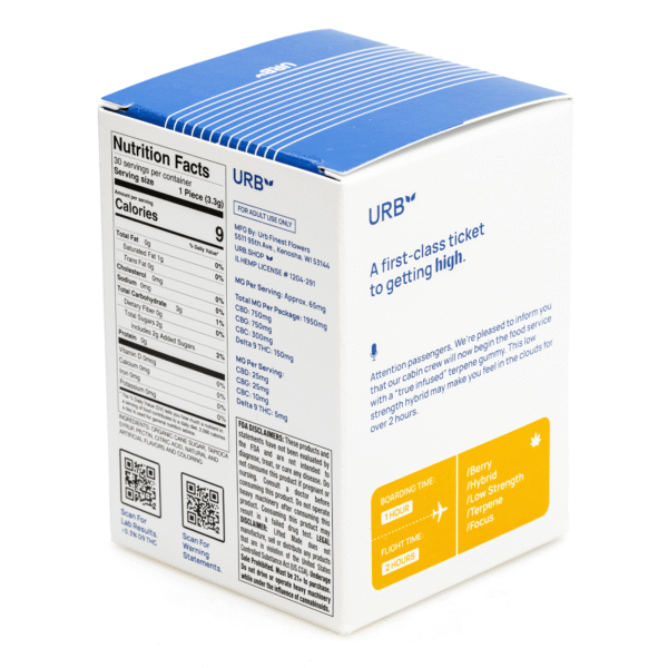 Urb Boarding Skybites – Mixed Berry (1950 mg Total Cannabinoids)