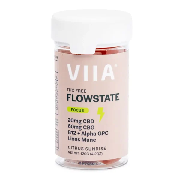VIIA CBG and CBD Flowstate Focus Gummies – THC Free