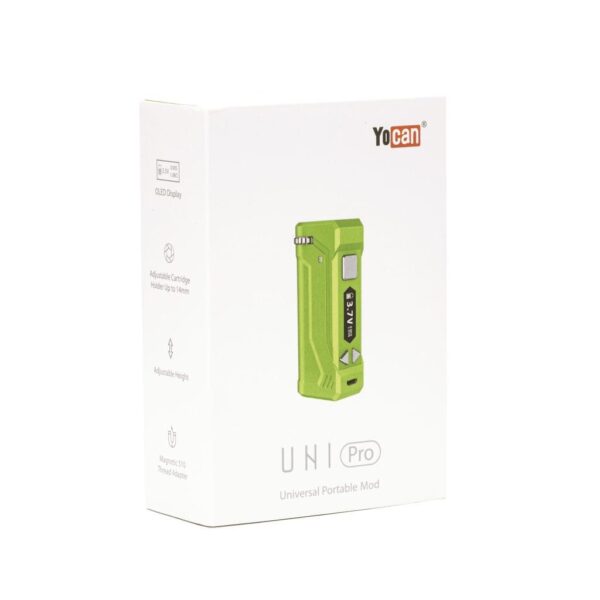 Yocan-UNI-Pro-Universal-Portable-Box-Mod-Battery-–-Green-Box-Front.jpg Yocan UNI Pro Universal Portable Box Mod Battery – Green