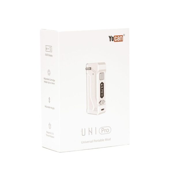 Yocan-UNI-Pro-Universal-Portable-Box-Mod-Battery-–-White-Box-Front.jpg Yocan UNI Pro Universal Portable Box Mod Battery – White