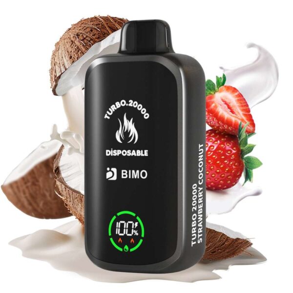 Bimo vape-Turbo-20000-Puffs-Strawberry Coconut